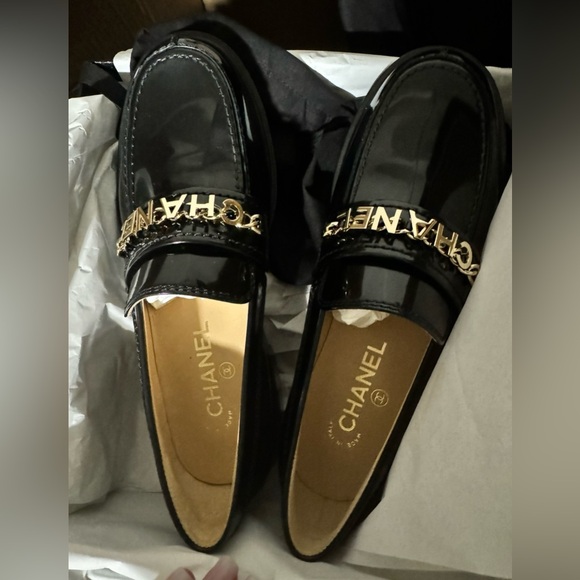 Chanel Patent Leather Loafers - Picture 6 of 7